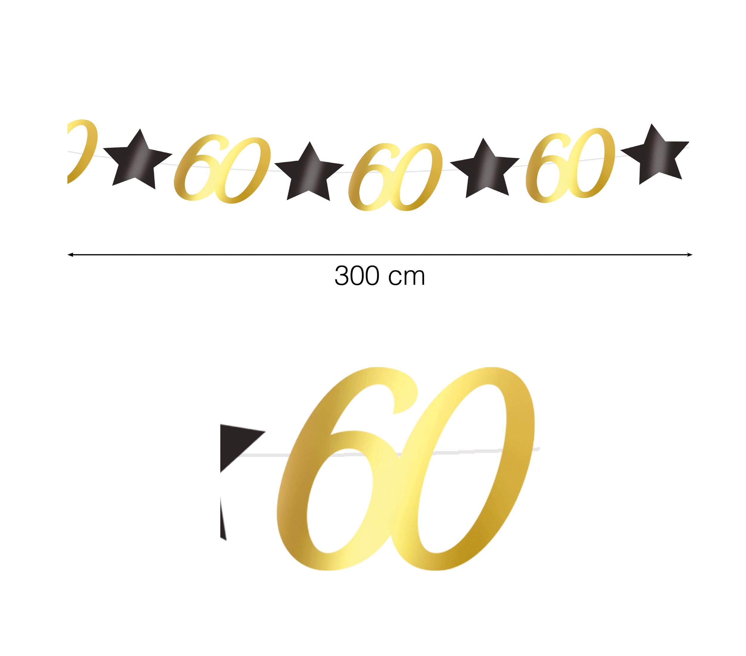 BIRTHDAY GARLAND, 300 CM