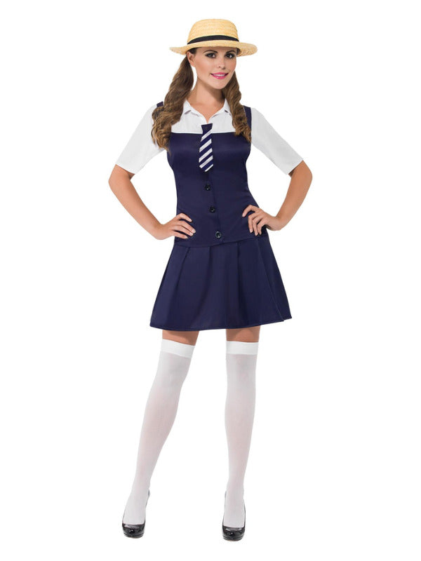 School Girl Costume, Black - 2