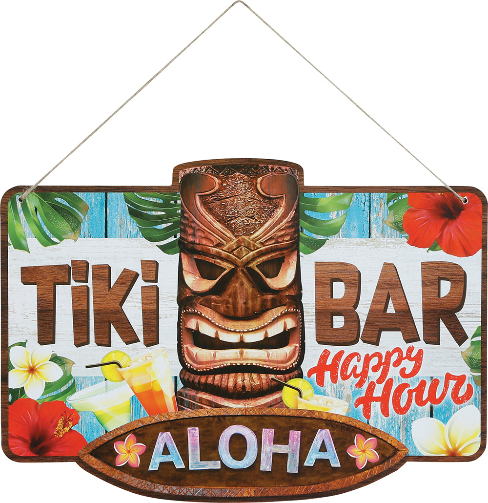 TIKI BAR SIGN, 25X35 CMS.