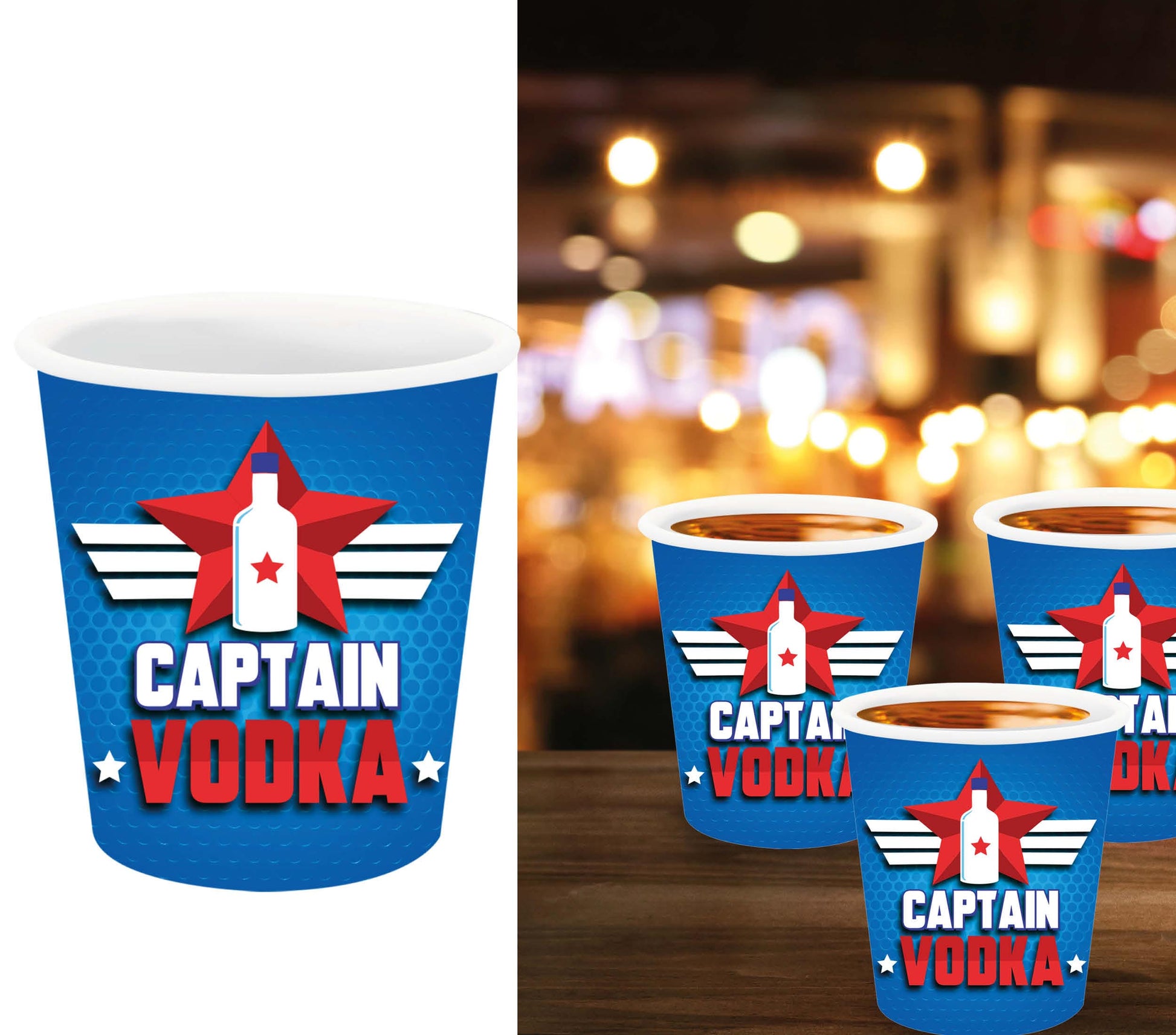3 SHOT GLASSES 5X6 CM