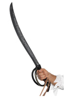 Pirate Sword, 70cm / 28in, Silver - 1