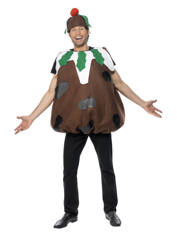 Christmas Pudding Costume, Brown - 2