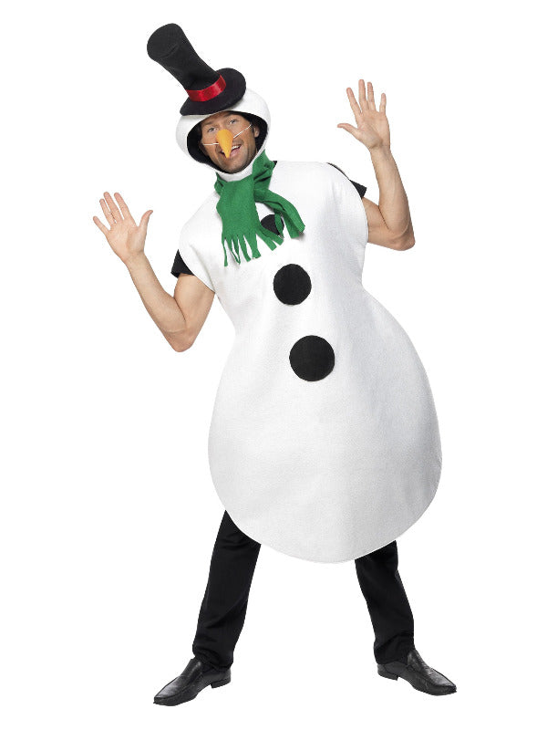 Snowman Costume, White - 2