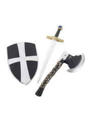3 Piece Crusader Set, White 1