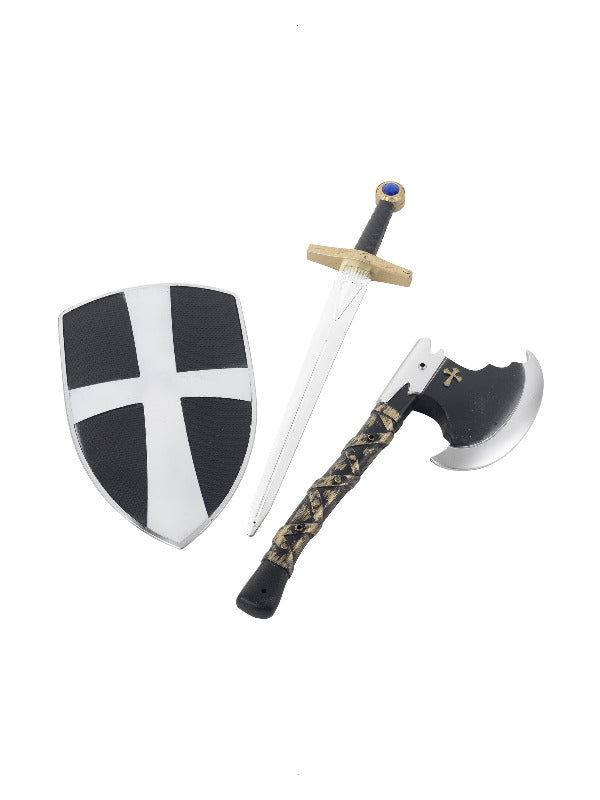 3 Piece Crusader Set, White - 2