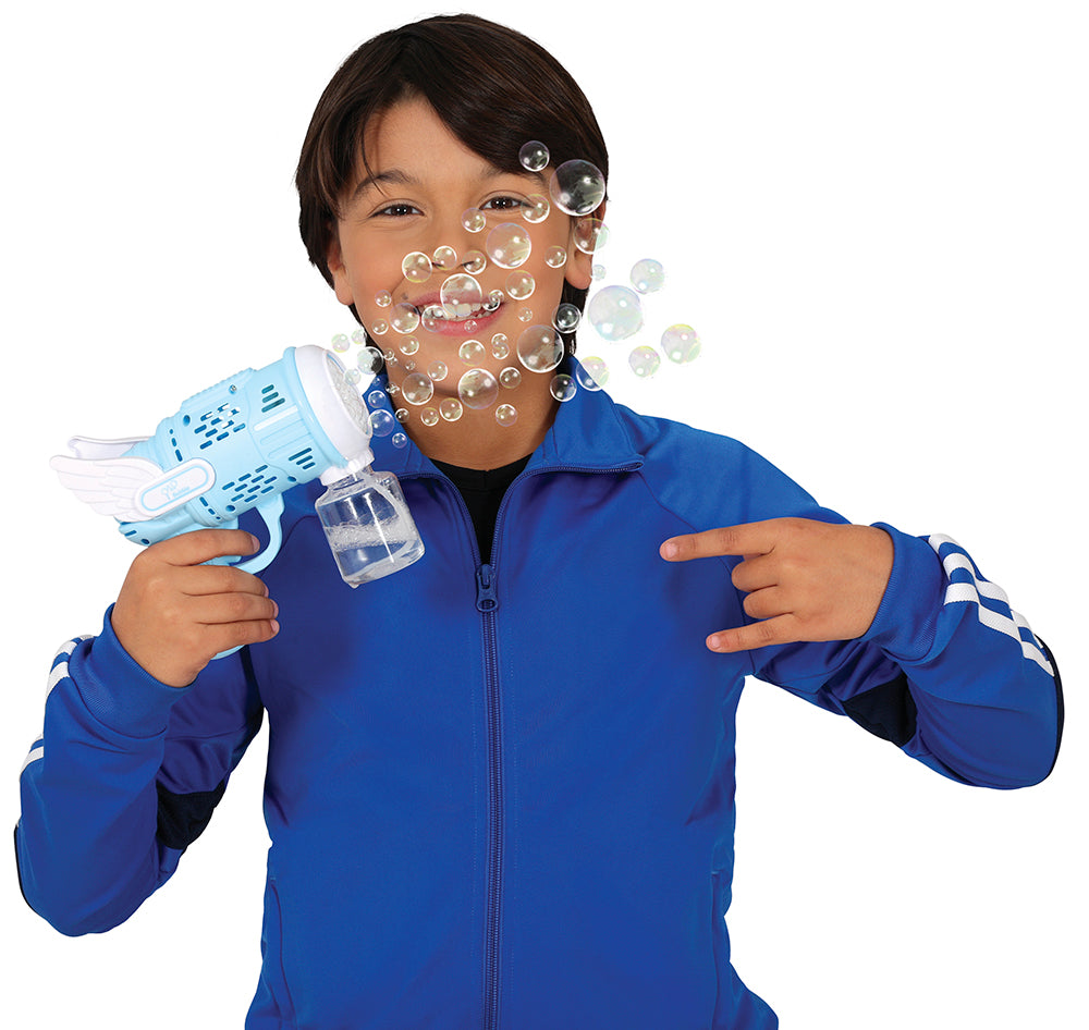 BATTERY-POWERED BUBBLE GUN WITH 19 CMS TANK