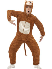 Monkey Costume, Adult, Brown 1