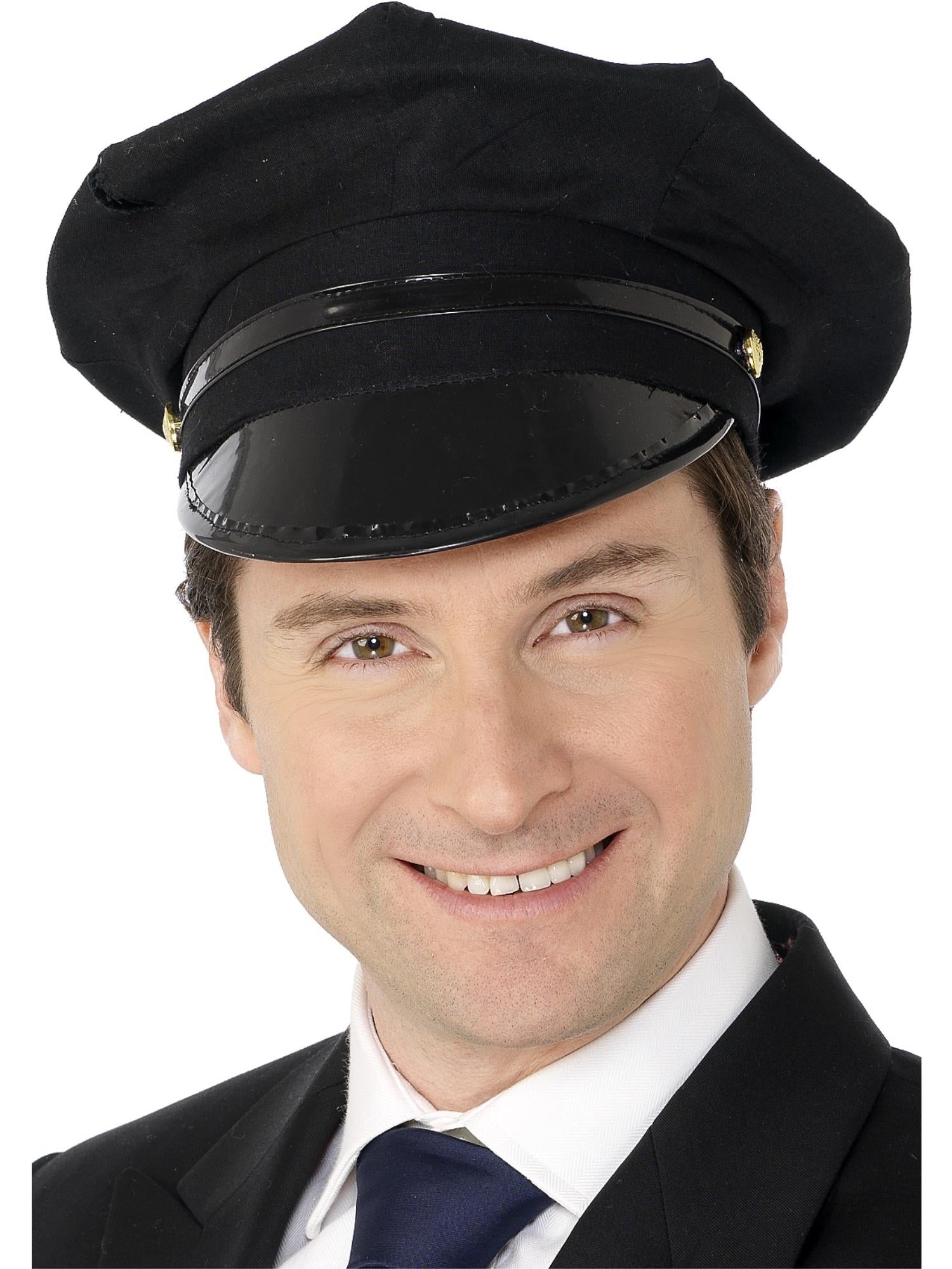 Chauffeur Hat, Black 1