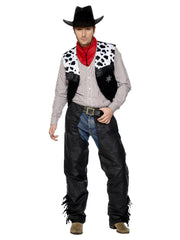 Cowboy Costume, Black - 1