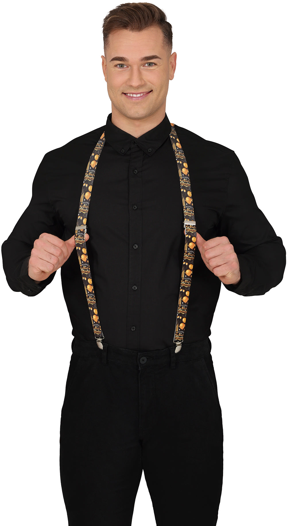 HAPPY NEW YEAR SUSPENDERS