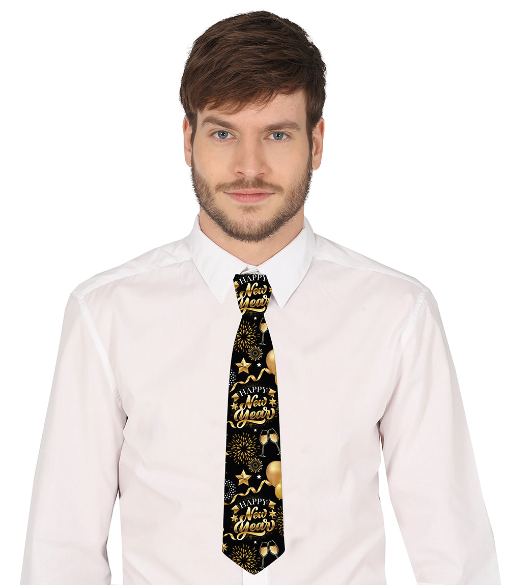 HAPPY NEW YEAR TIE 45 CM