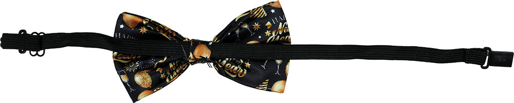 HAPPY NEW YEAR BOW TIE, 12 CMS