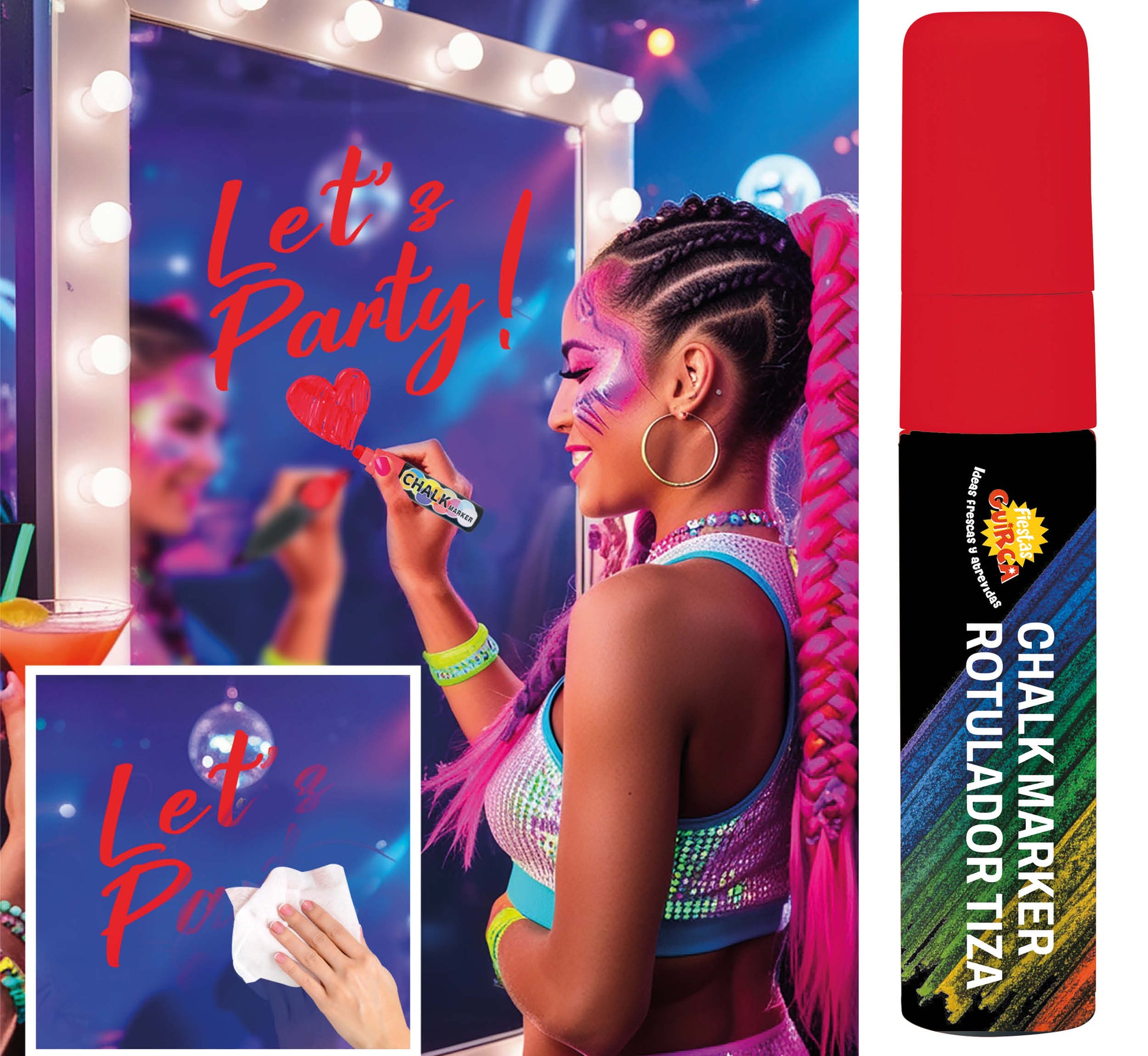 LIQUID CHALK MARKER RED