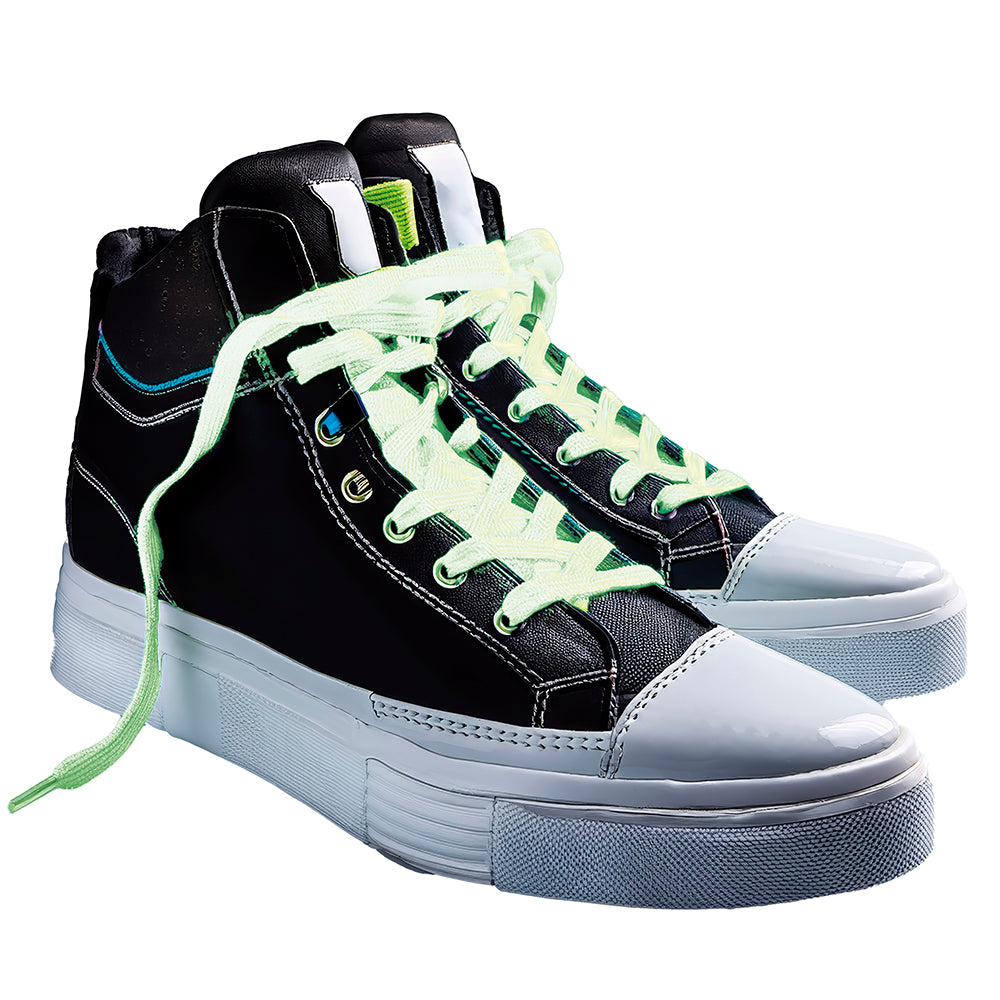 PAIR OF FLUORESCENT SHOE LACES 120 CM