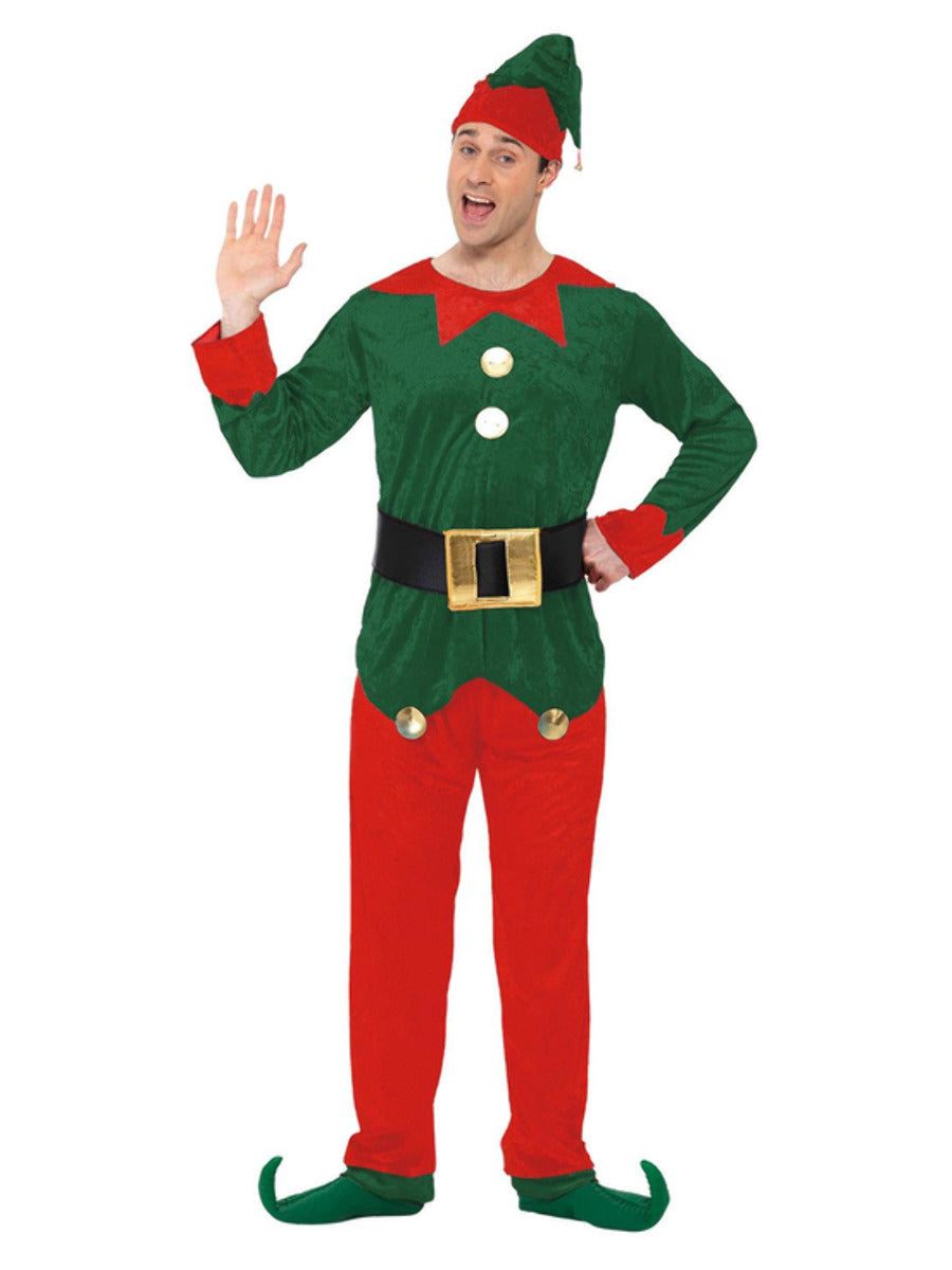 Elf Costume, Red & Green - 5