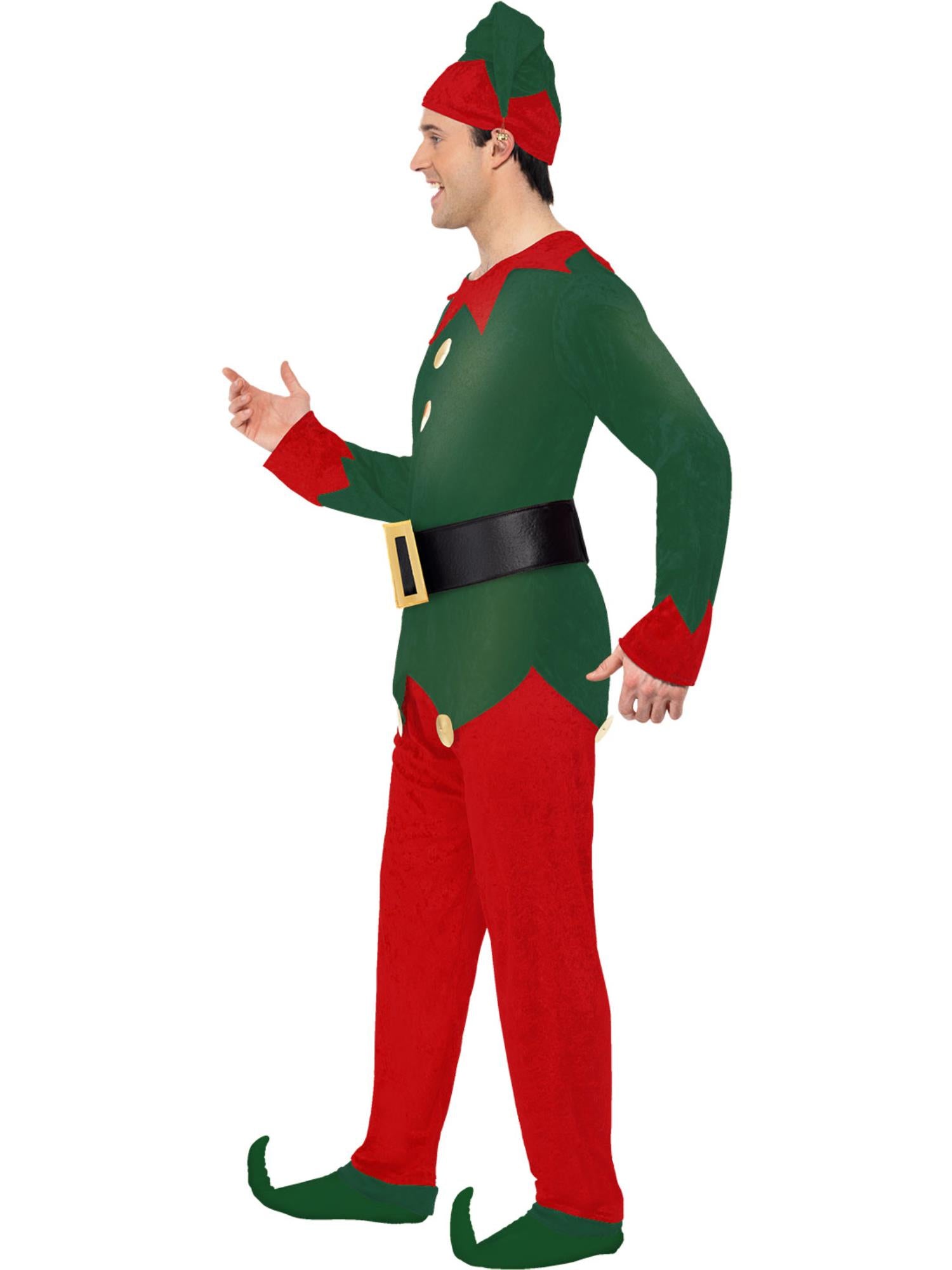 Elf Costume, Red & Green 3