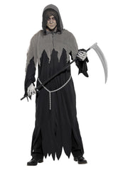Grim Reaper Robe Costume, Black - 1