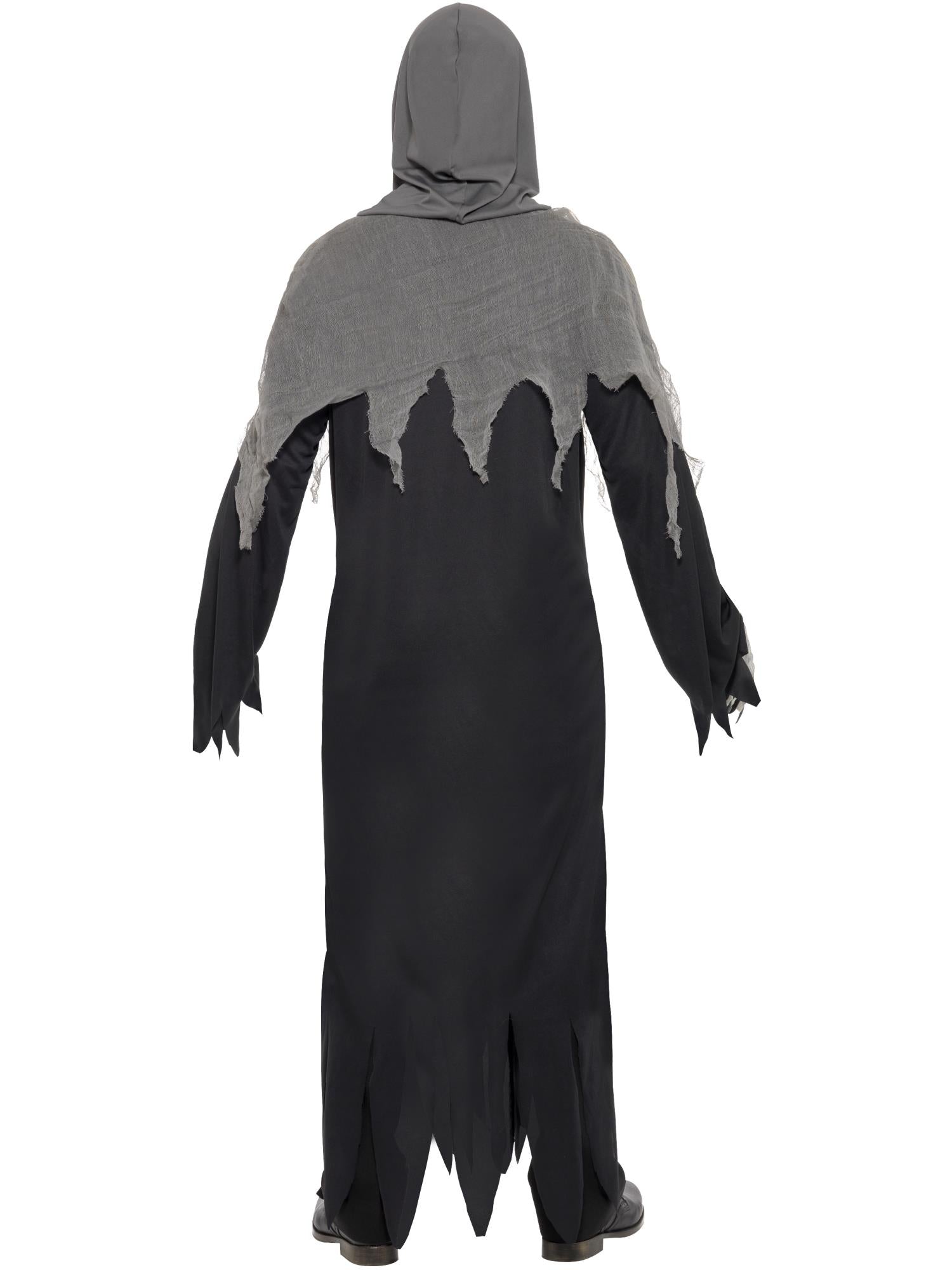 Grim Reaper Robe Costume, Black 2