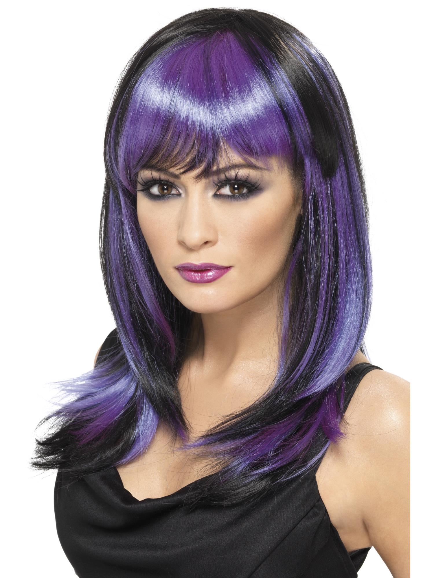 Glamour Witch Wig, Black 1