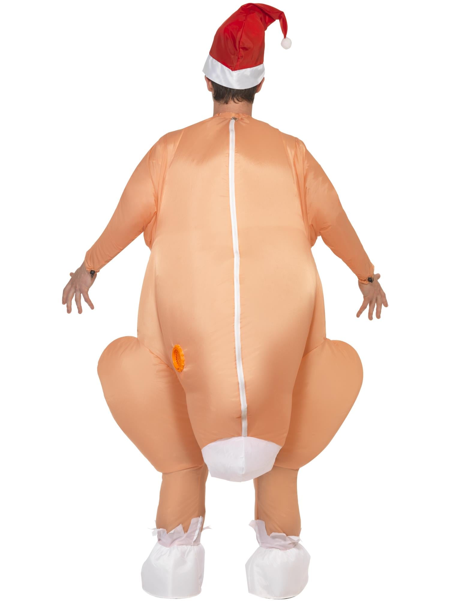 Inflatable Roast Turkey Costume, Nude 2