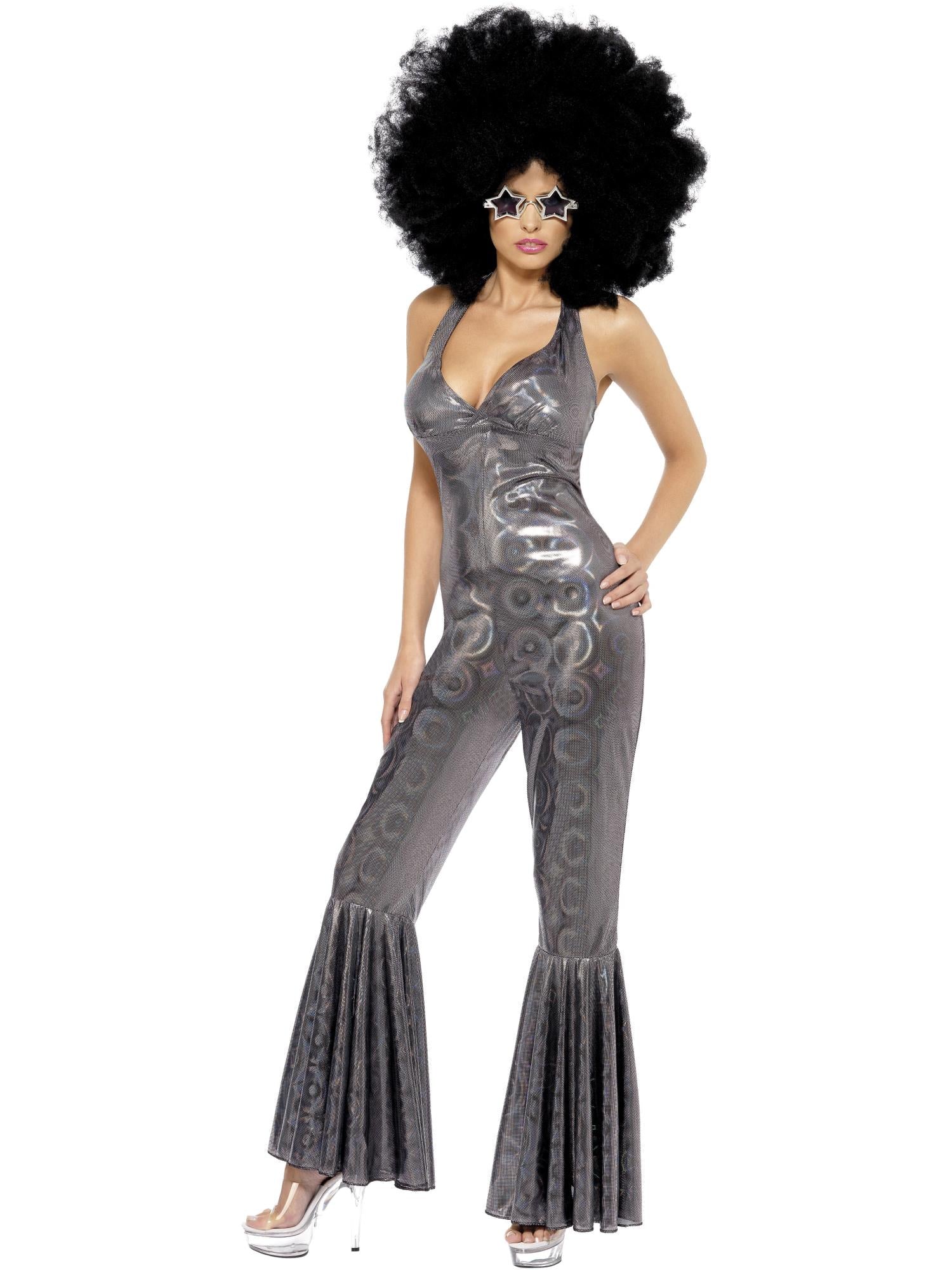 Disco Diva Costume, Silver 1