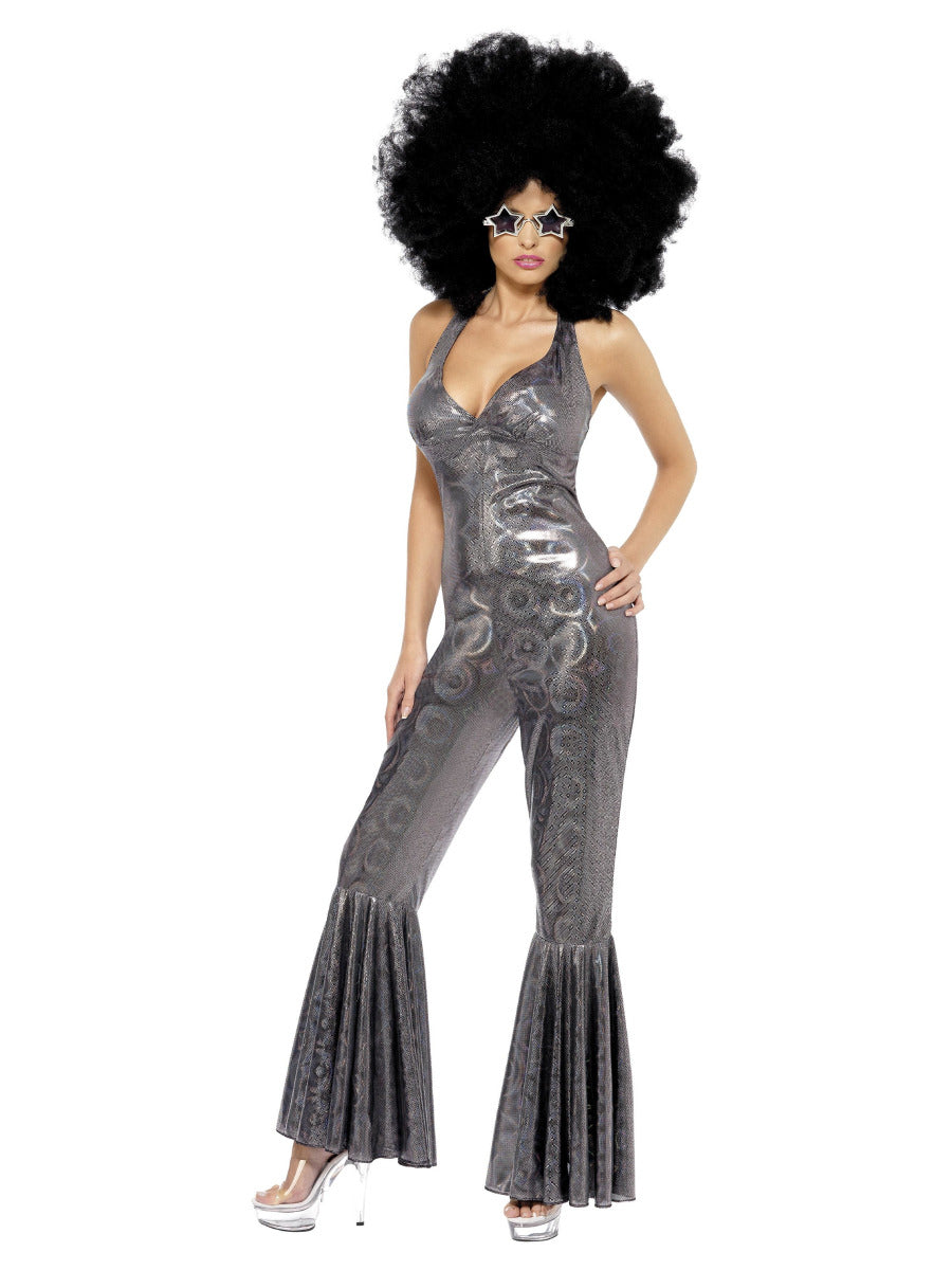Disco Diva Costume, Silver - 1
