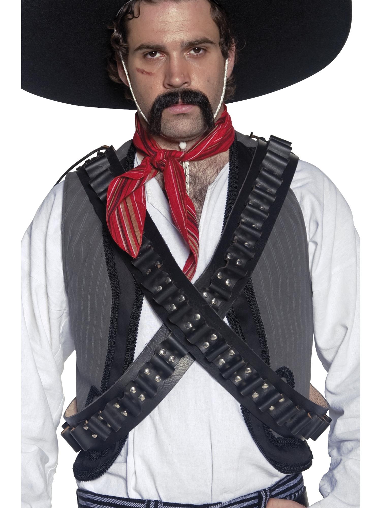 Authentic Western Leather Bandolier Bullet Belts 1
