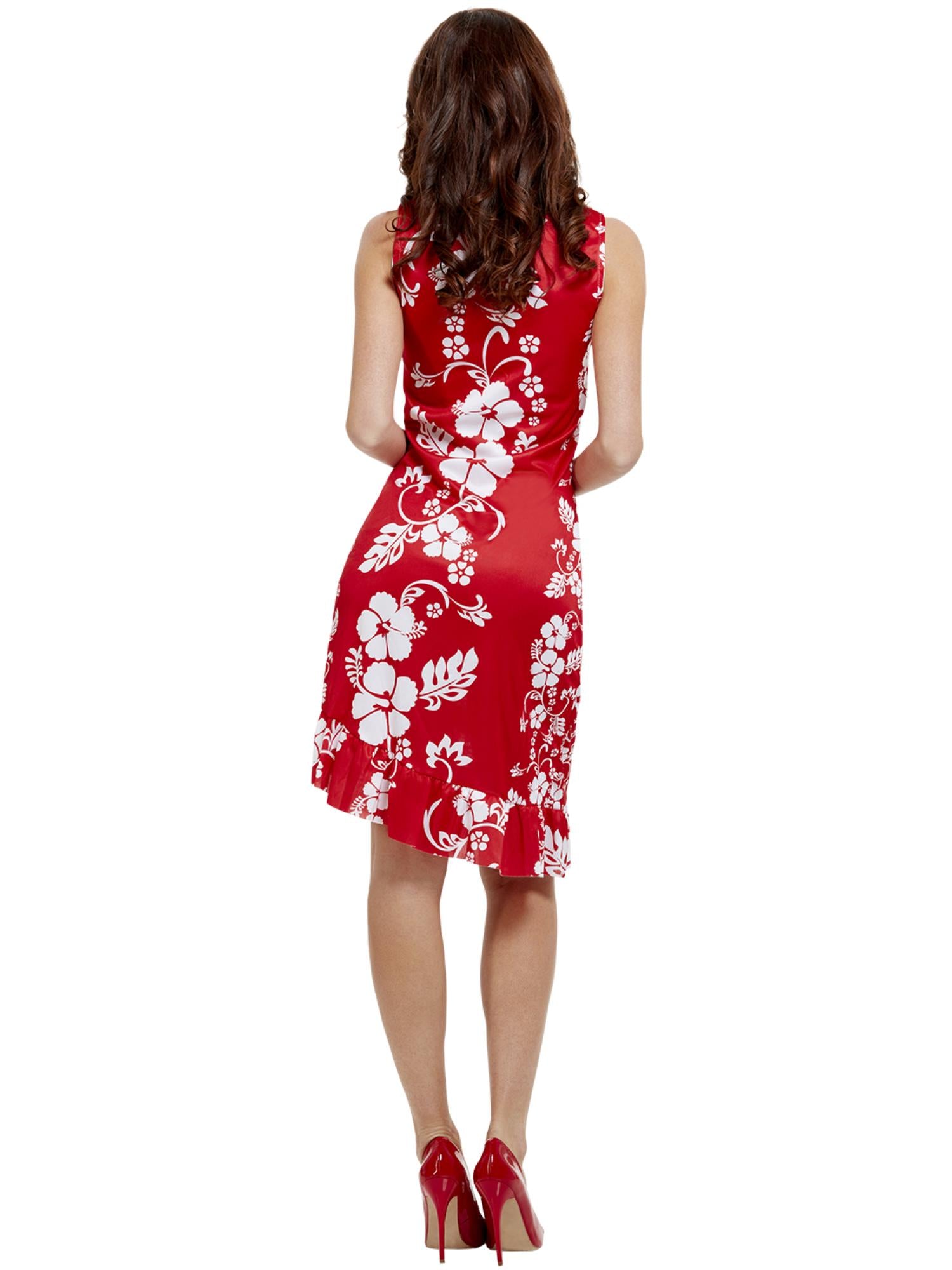 Hawaiian Beauty Costume, Red 2