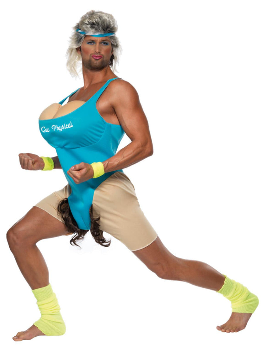 Lets Get Physical, Work Out Costume, Blue - 5