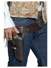 Authentic Western Wandering Gunman Belt & Holster, - 1