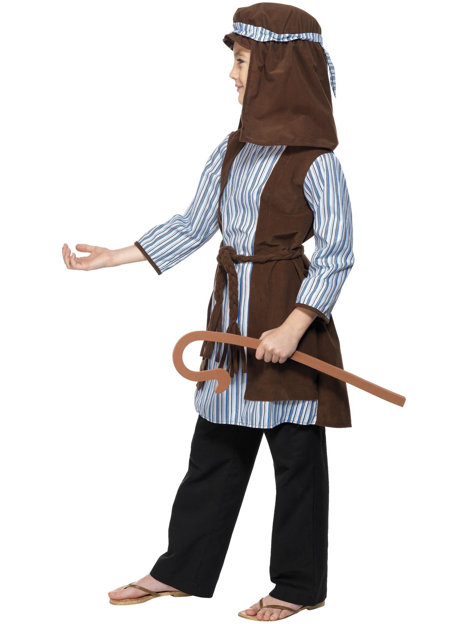Shepherd Costume, Blue & Brown 3