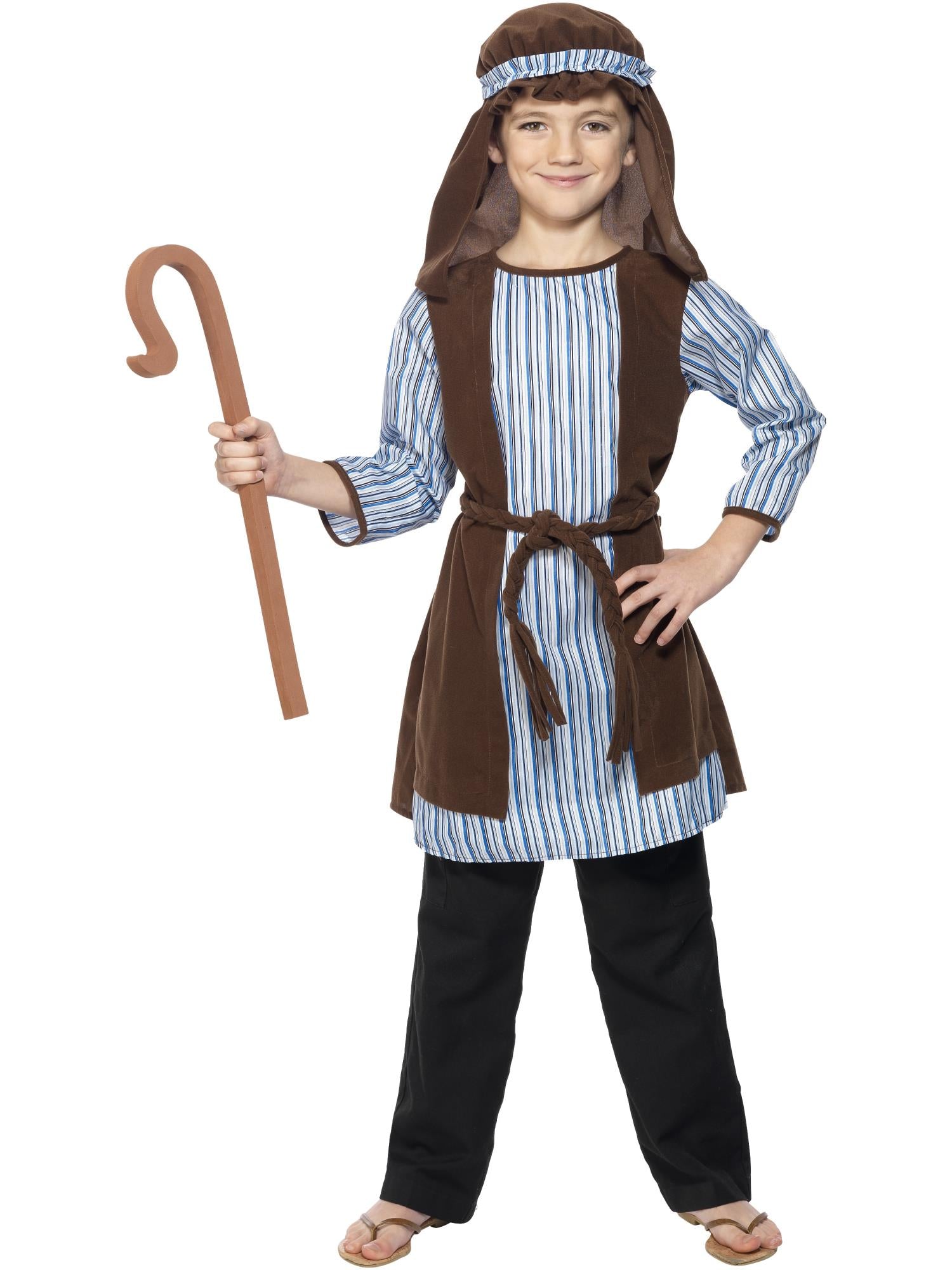 Shepherd Costume, Blue & Brown 1