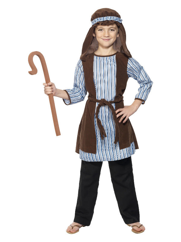 Shepherd Costume, Blue & Brown - 2