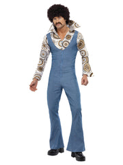 Groovy Dancer Costume, Blue - 1