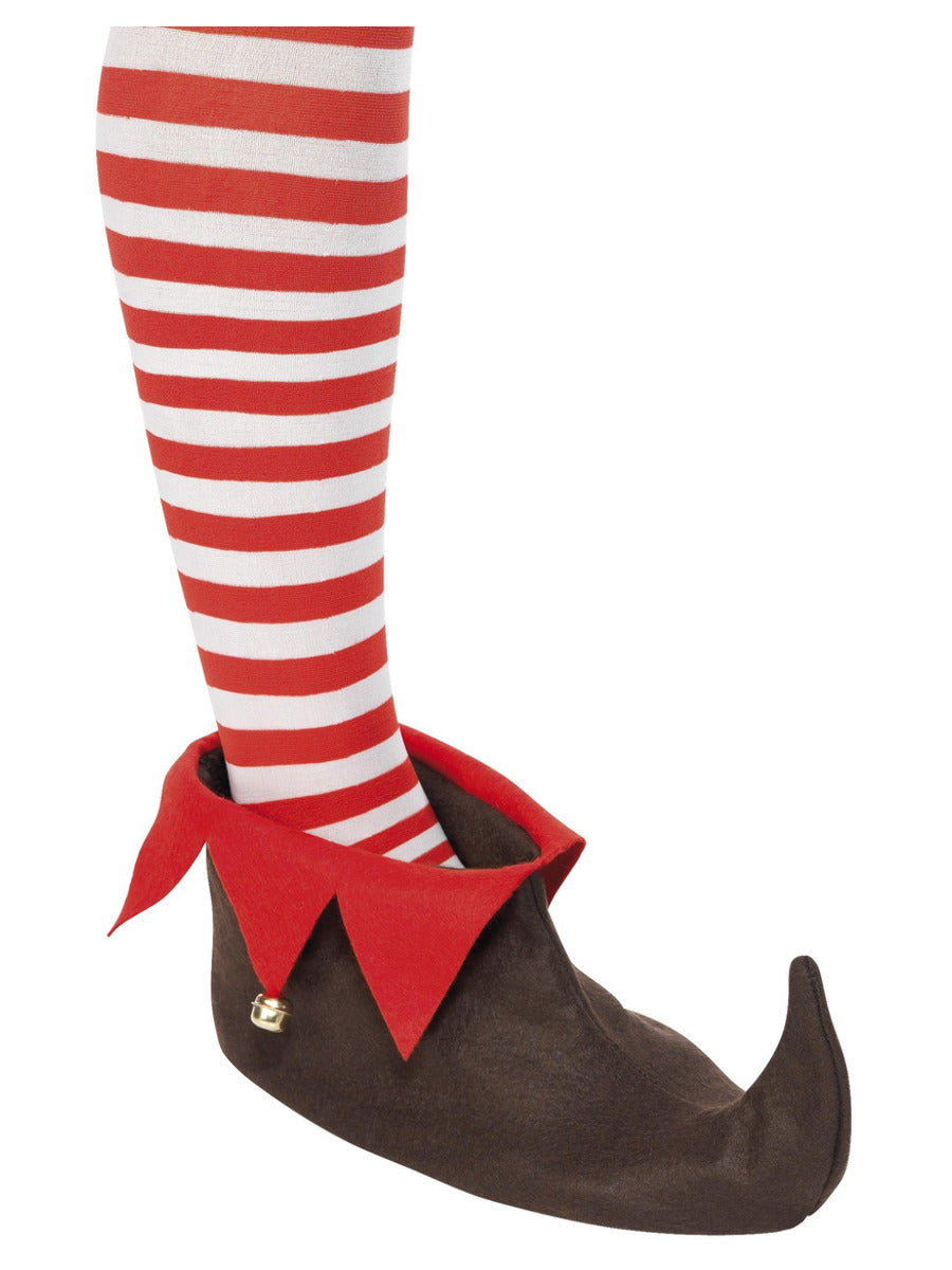 Elf Shoes with Bells, Brown - 1