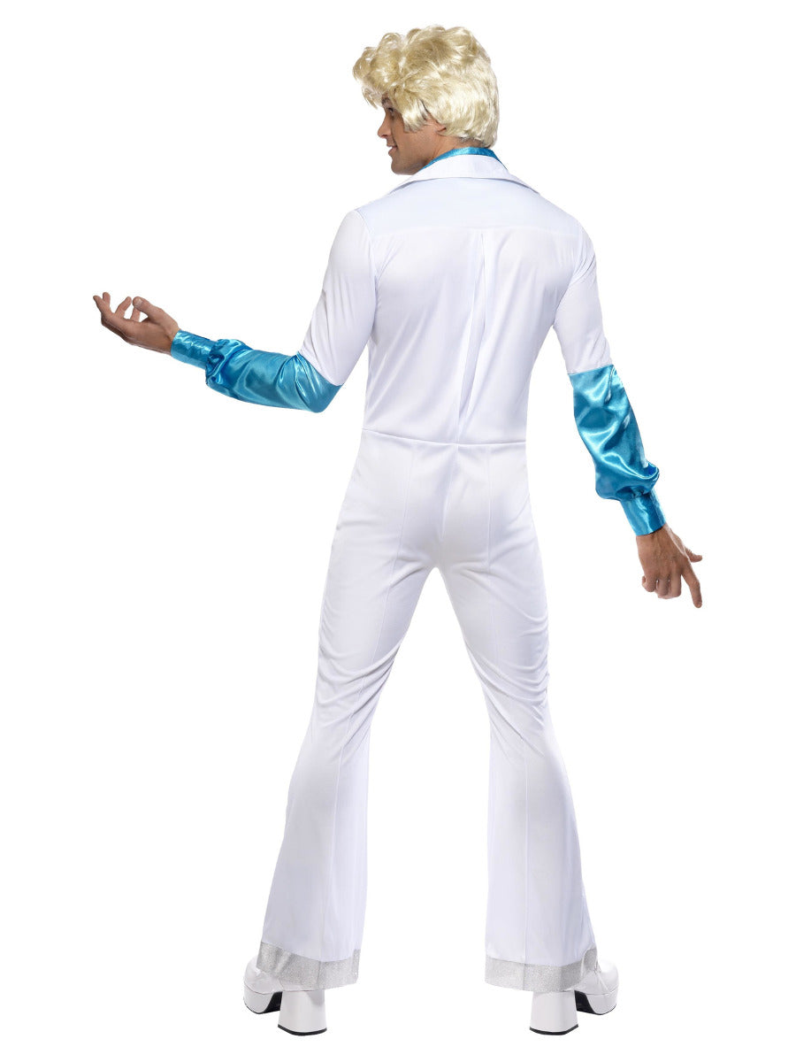Disco Man Costume, All in One, White - 3