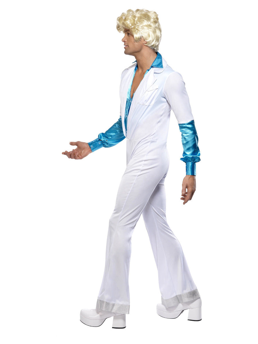 Disco Man Costume, All in One, White - 4