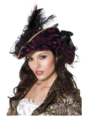 Fever Marauding Pirate Hat, Purple - 1