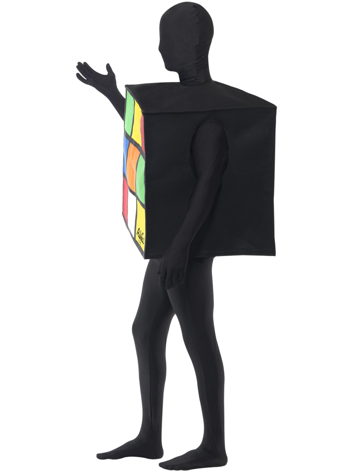 Rubik's Cube Unisex Costume, Multi-Coloured 3