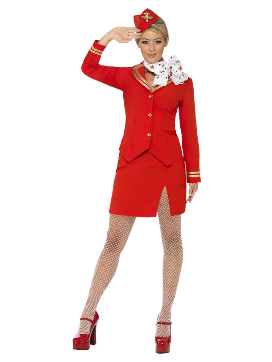 Trolley Dolly Costume, Red - 5