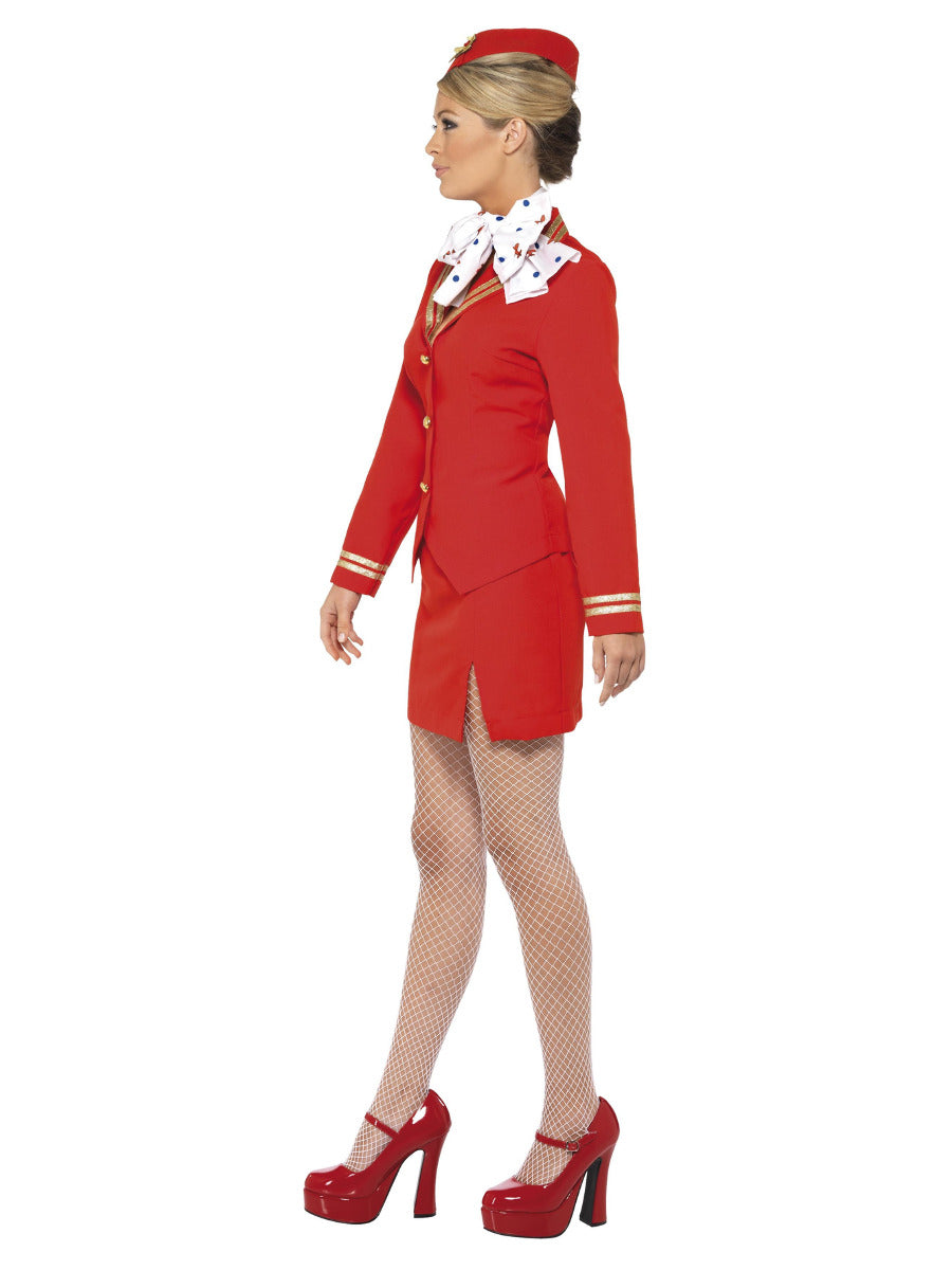 Trolley Dolly Costume, Red - 4