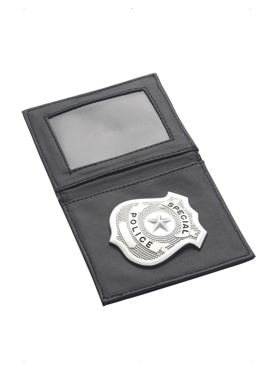 Police Badge, Silver - 1