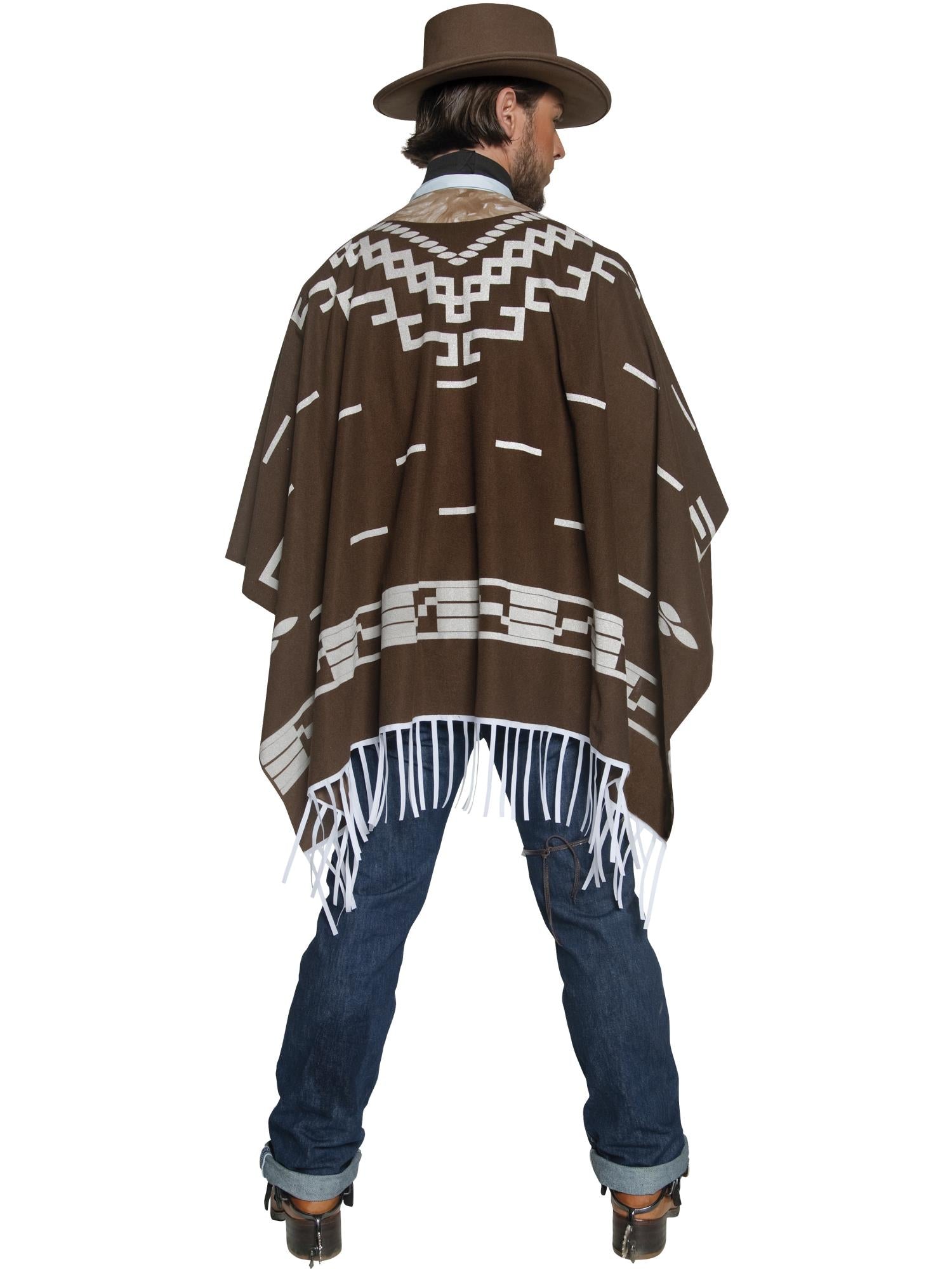 Authentic Western Wandering Gunman Costume, Brown 2
