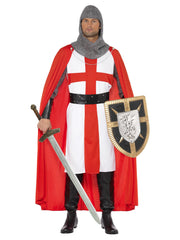 St George Hero Costume, Red - 1
