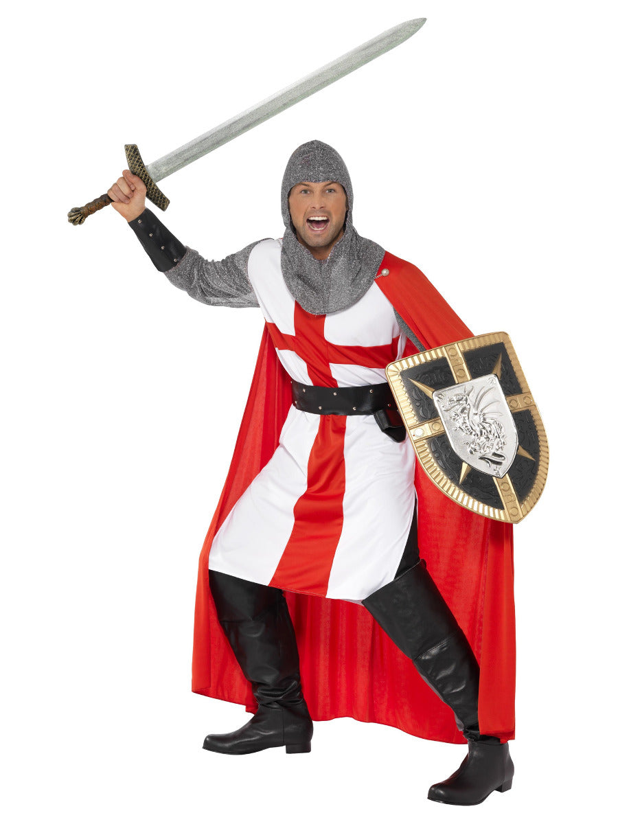 St George Hero Costume, Red - 5
