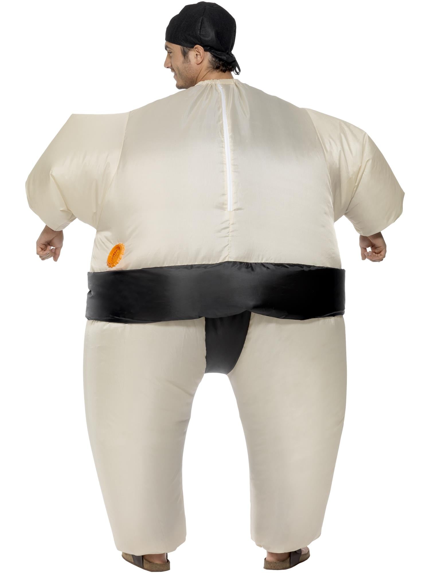 Sumo Wrestler Costume, White 2