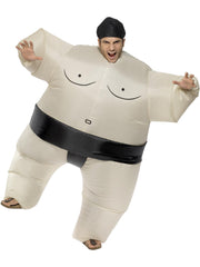 Sumo Wrestler Costume, White 1