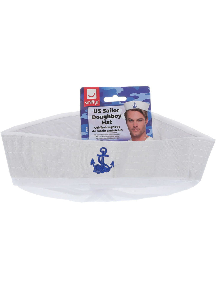 US Sailor Doughboy Hat, White - 3