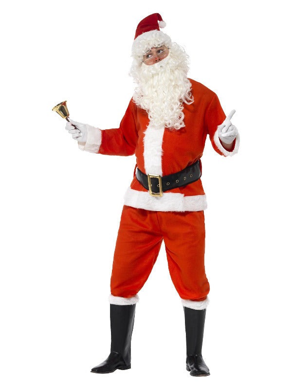 Deluxe Santa Costume, Red - 2
