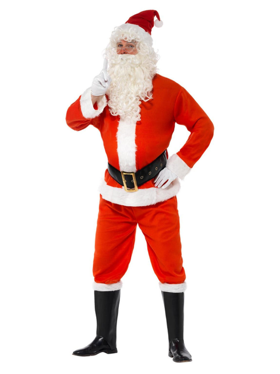 Deluxe Santa Costume, Red - 5